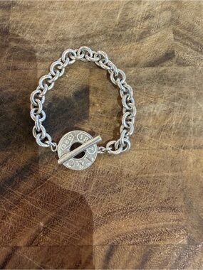 Tiffany &. Co. Sterling Silver Toggle Chain Bracelet - Silver